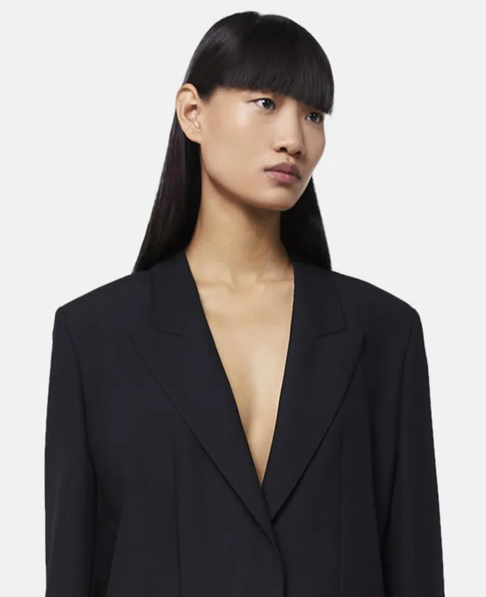 Stella McCartney Tuxedo Lapel Tailored Jumpsuit Black Women Jumpsuits