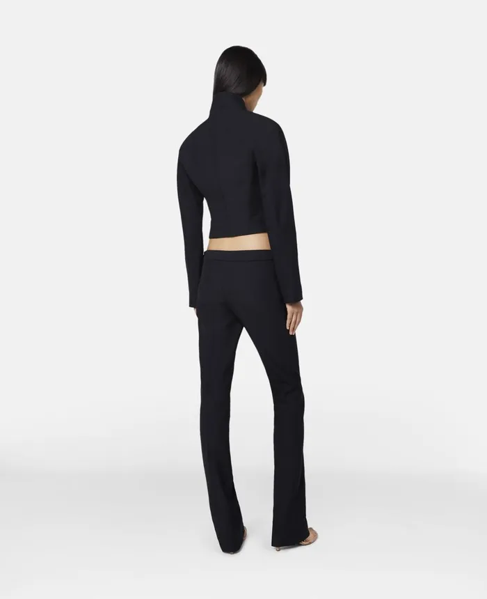 Stella McCartney Zipped Jacket Black Women Coats And Jackets