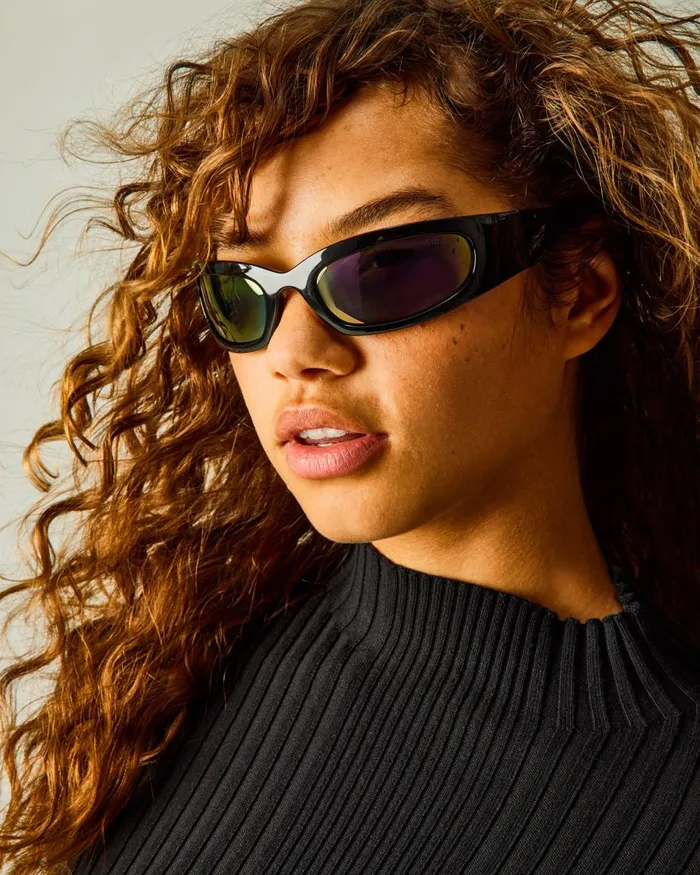 Steve Madden Anderson Sunglasses Black Womens Sunglasses