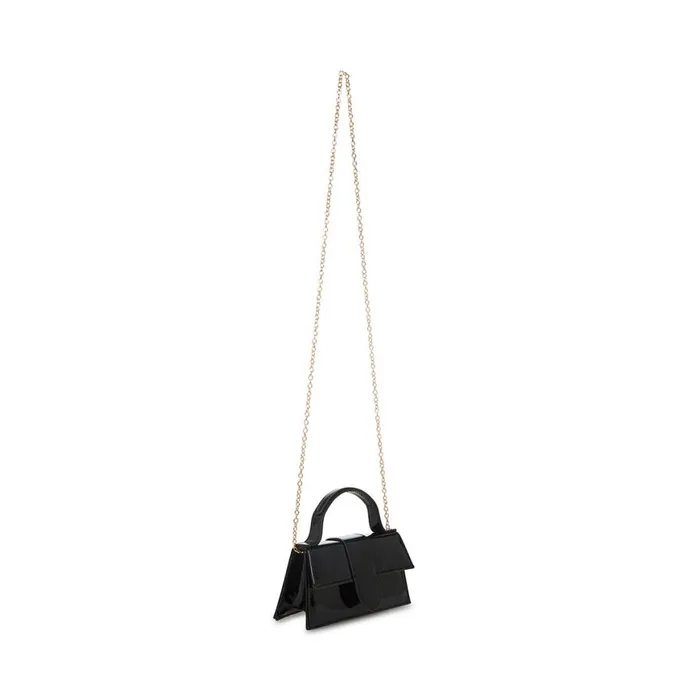 Steve Madden Barlan Black Patent Womens Mini Bags