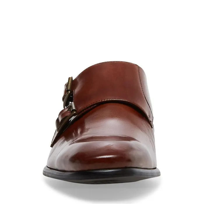 Steve Madden Beaumont Cognac Leather Mens Dress