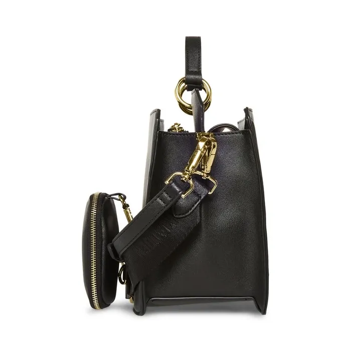 Steve Madden Bevelyn Black Womens Crossbody Bags Steve Madden Bevelyn Black Womens Crossbody Bags