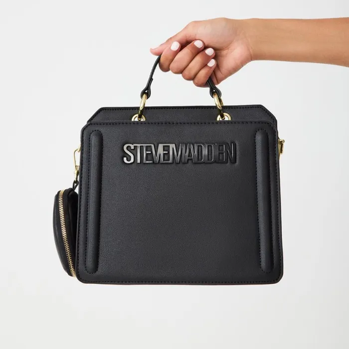 Steve Madden Bevelyn Black Womens Crossbody Bags Steve Madden Bevelyn Black Womens Crossbody Bags