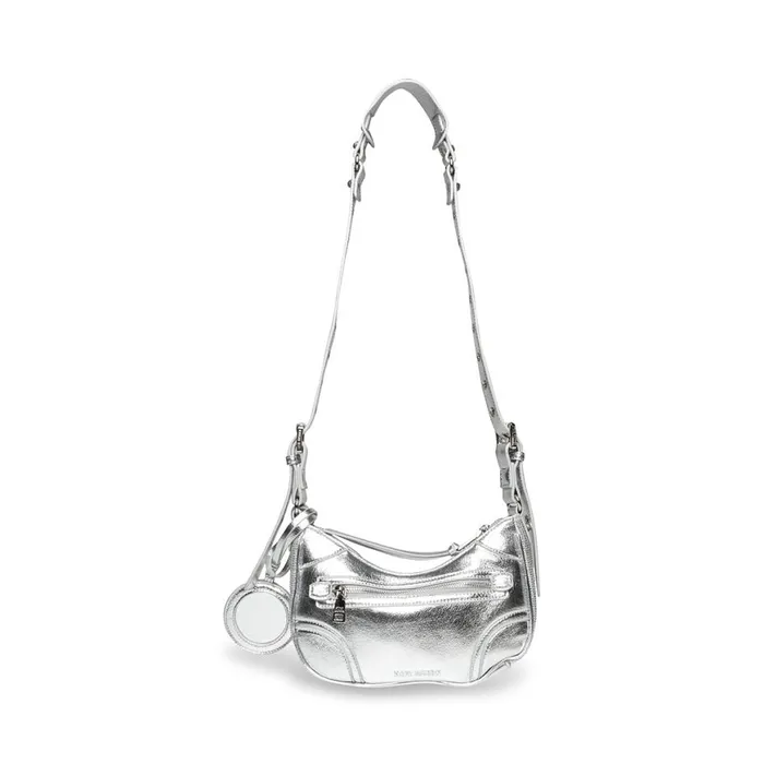 Steve Madden BglowR Silver Womens Crossbody Bags