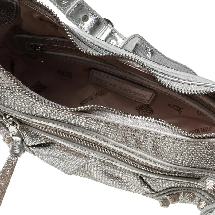 Steve Madden BglowR Silver Womens Crossbody Bags