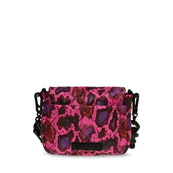 Steve Madden Bheara Hot Pink Snake Womens Mini Bags