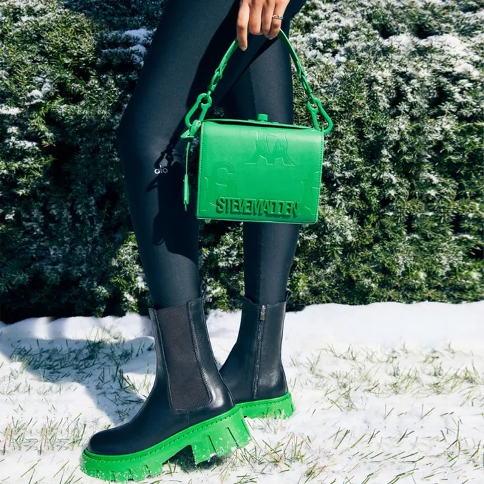 Steve Madden BkromeX Green Womens Crossbody Bags