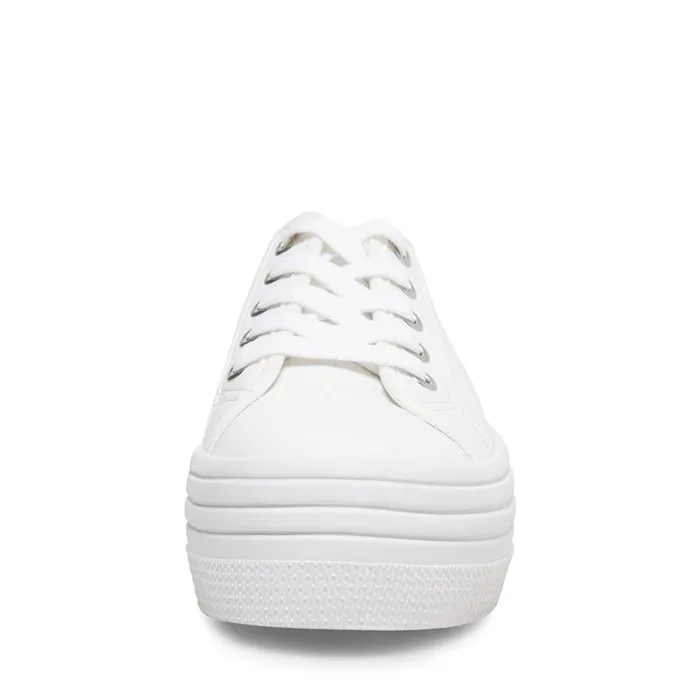 Steve Madden Bobbi30 White Womens Sneakers