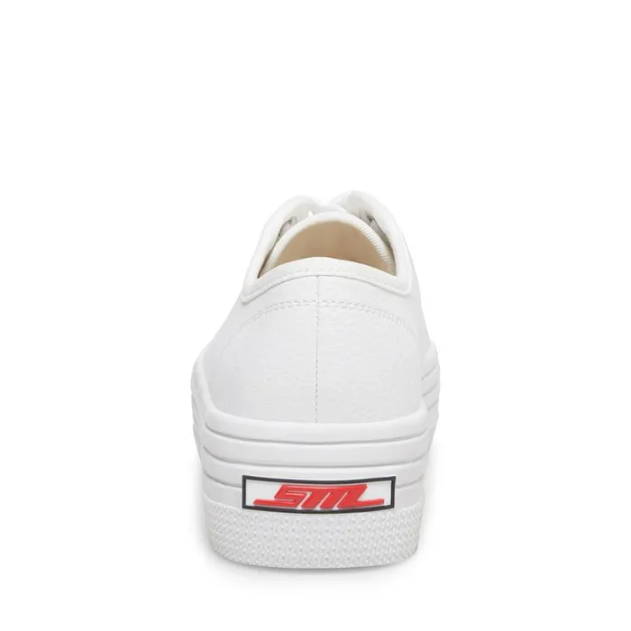 Steve Madden Bobbi30 White Womens Sneakers