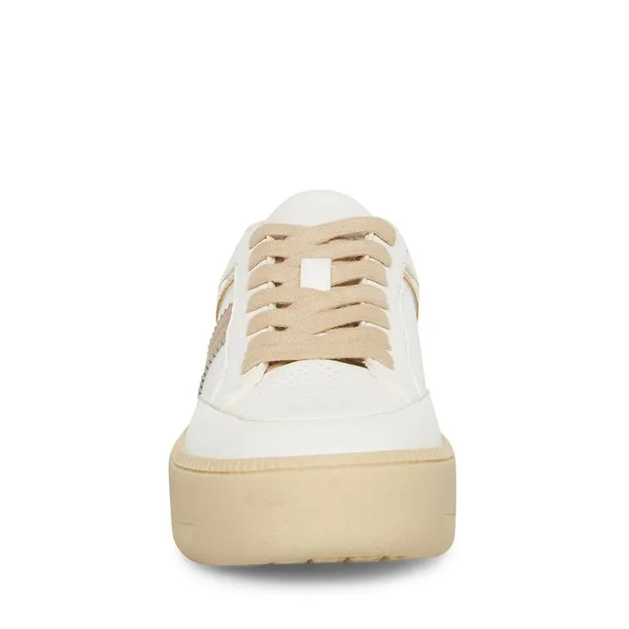Steve Madden Brandi Gold Multi Womens Sneakers
