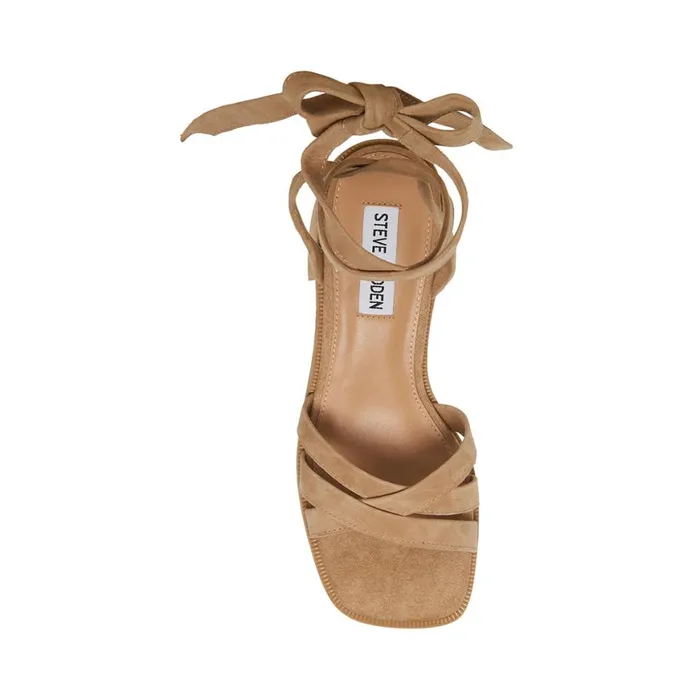 Steve Madden Cory Natural Suede Womens Heels