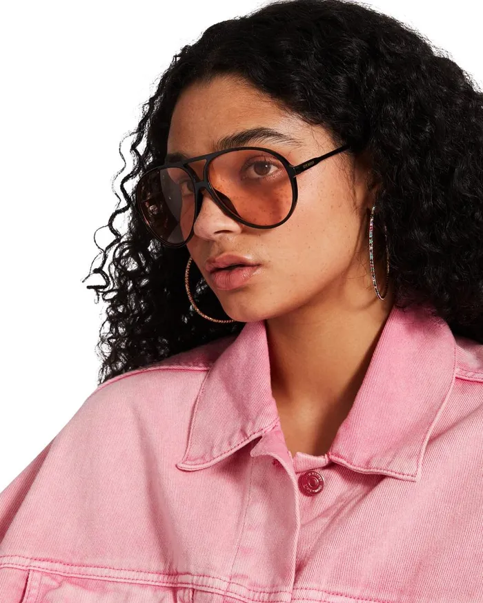 Steve Madden Decker Sunglasses Black Womens Sunglasses