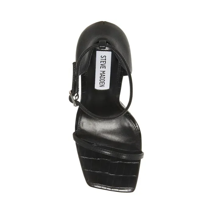 Steve Madden Electra Black Womens Heels