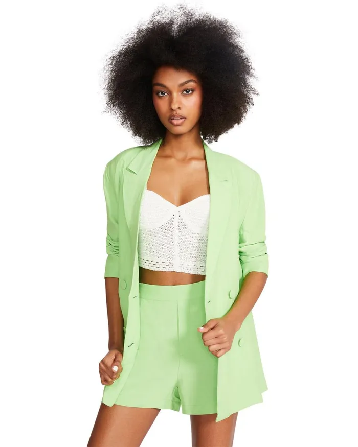 Steve Madden Eni Short Green Womens Bottoms