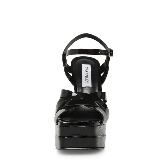 Steve Madden Flirt Black Patent Womens Heels