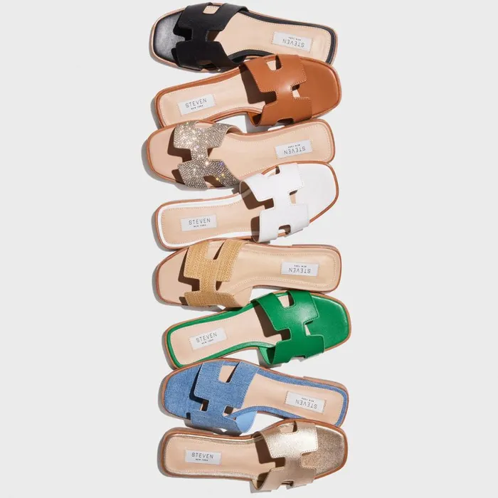 Steve Madden HadynR Rhinestones Womens Sandals