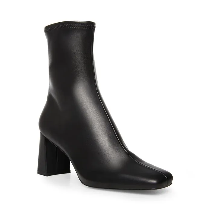 Steve Madden Hush Black Womens Boots and Booties