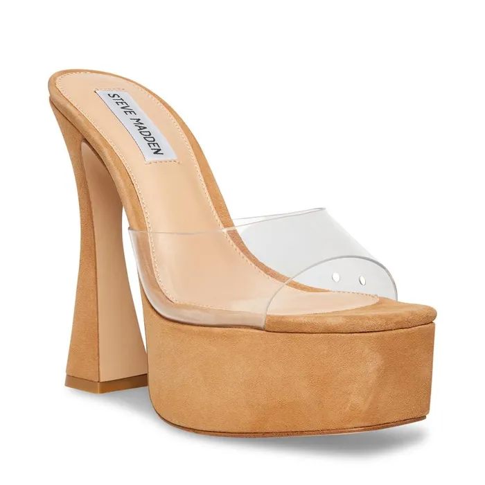 Steve Madden Kacie Clear Womens Heels Steve Madden Kacie Clear Womens Heels