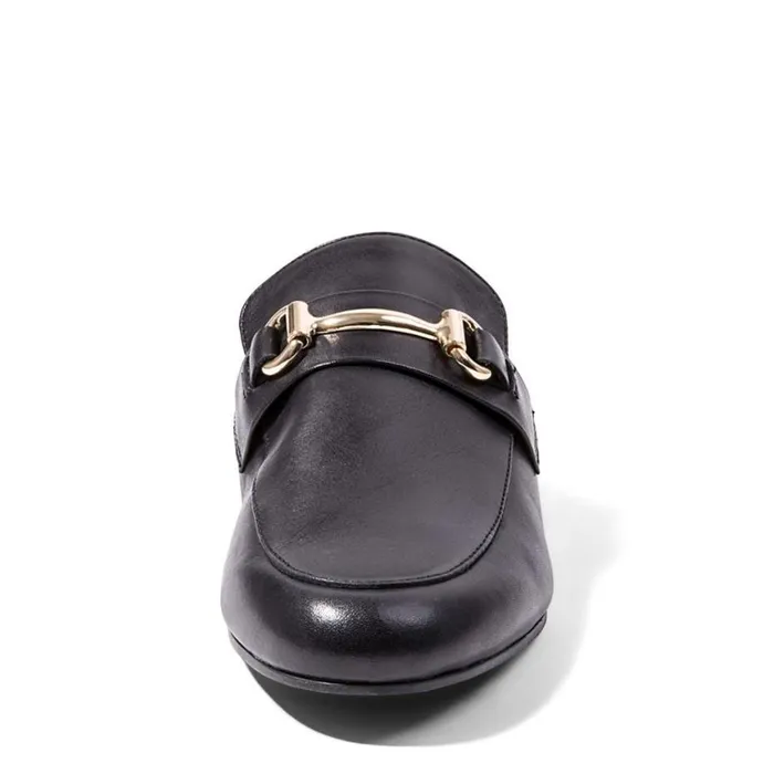 Steve Madden Kandi Black Leather Womens Loafers and Flats