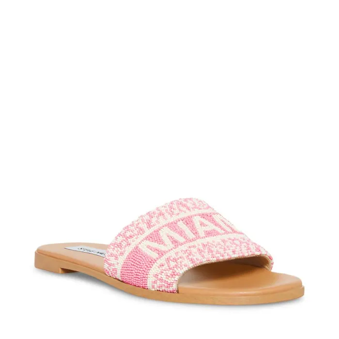 Steve Madden KnoxB Pink Multi Womens Sandals