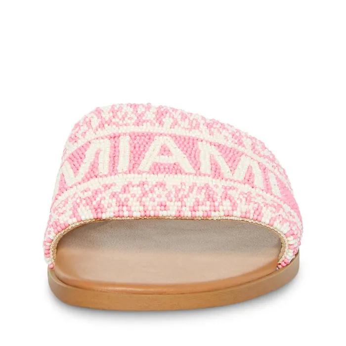 Steve Madden KnoxB Pink Multi Womens Sandals