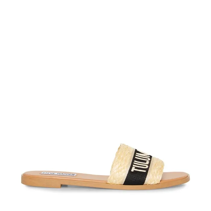 Steve Madden Knox Raffia Womens Sandals