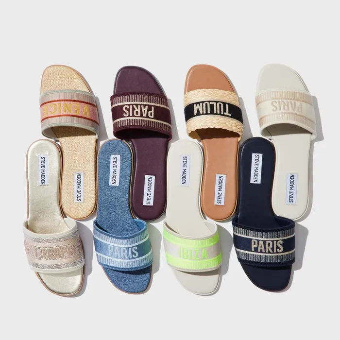 Steve Madden Knox Raffia Womens Sandals