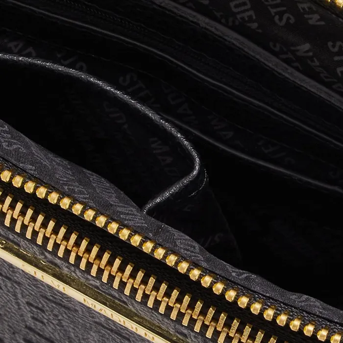 Steve Madden Logo Crossbody Black Womens Crossbody Bags