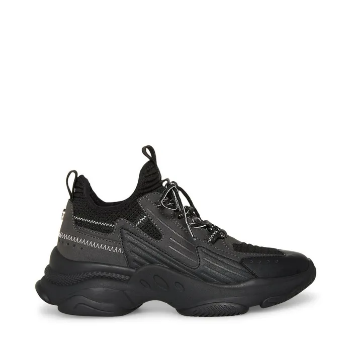 Steve Madden Maeve Black Womens Sneakers