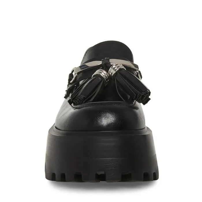 Steve Madden Major Black Womens Loafers and Flats
