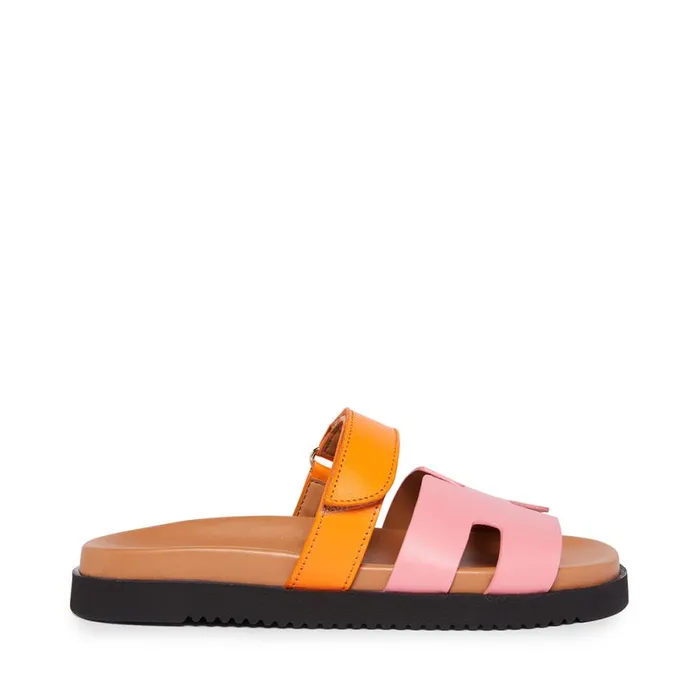Steve Madden Mayven Pink Multi Womens Sandals