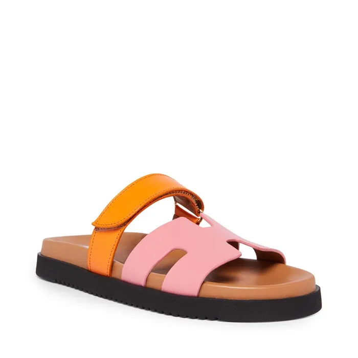 Steve Madden Mayven Pink Multi Womens Sandals