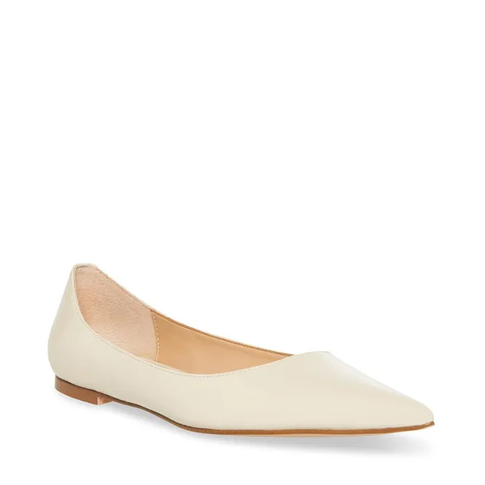 Steve Madden Meryl Bone Patent Womens Loafers and Flats