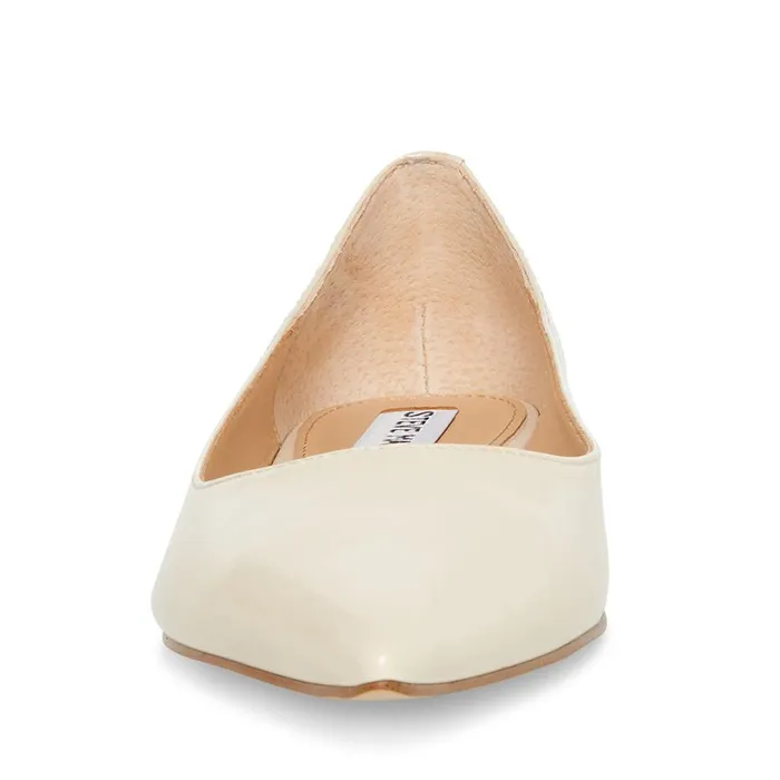 Steve Madden Meryl Bone Patent Womens Loafers and Flats