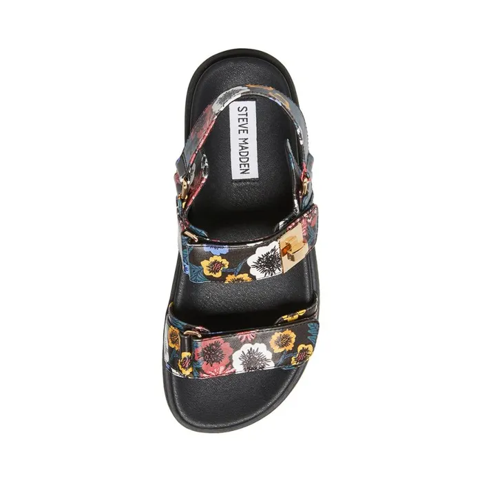 Steve Madden Mona Floral Multi Womens Sandals