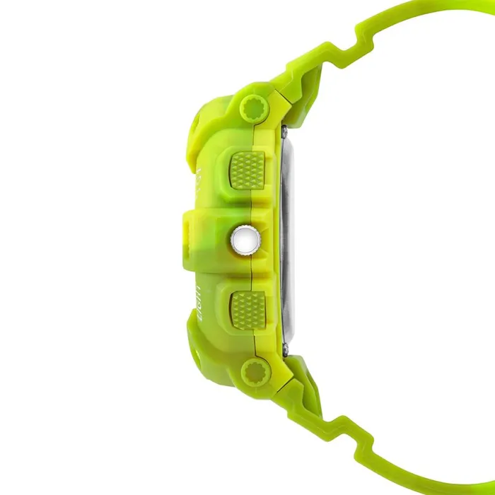 Steve Madden Oversized Sport Watch Tie Dye Citron Womens Watches