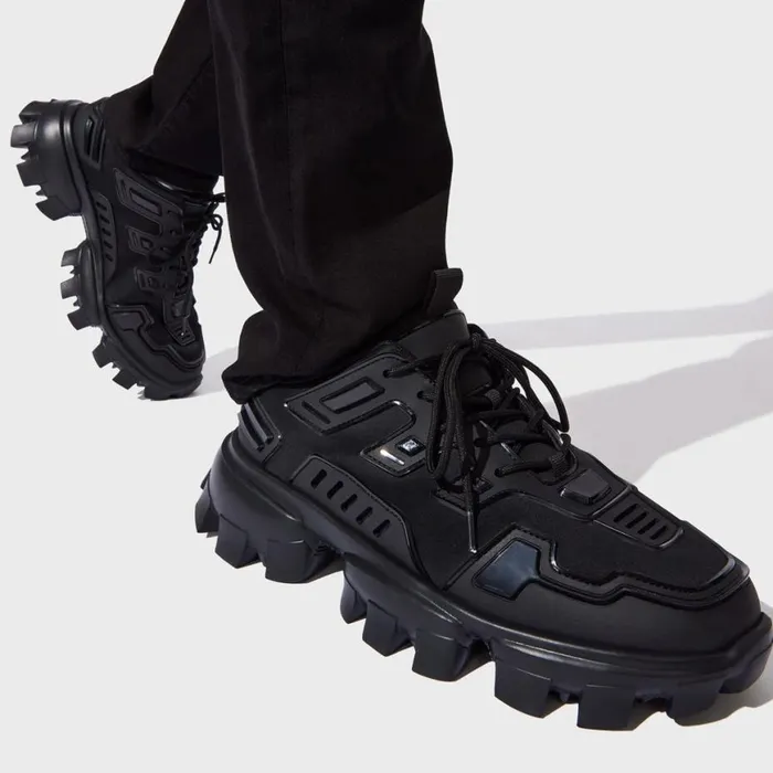 Steve Madden Ponce Black Mens Sneakers