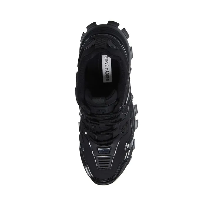 Steve Madden Ponce Black Mens Sneakers