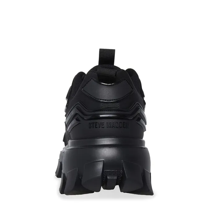 Steve Madden Ponce Black Mens Sneakers