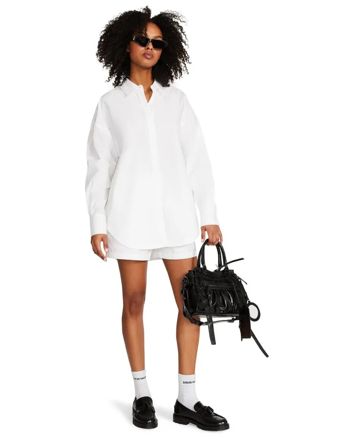 Steve Madden Poppy Top White Womens Tops and Shirts