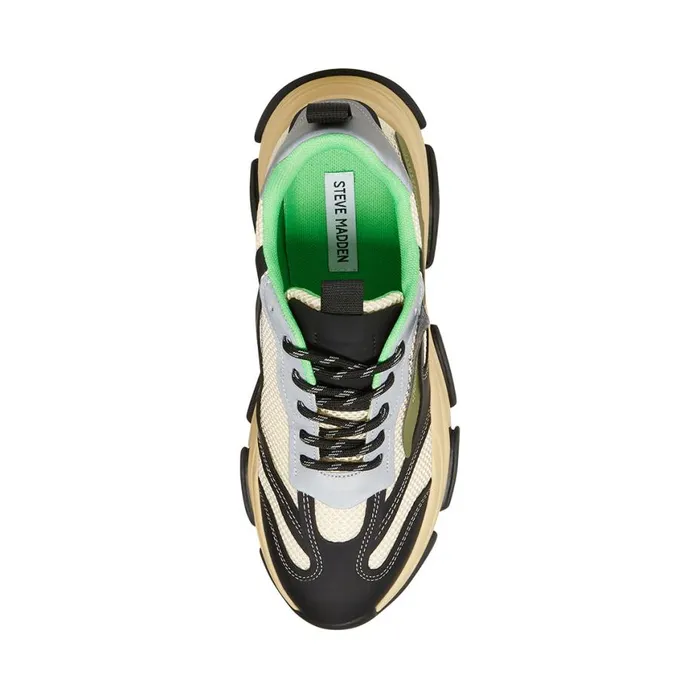 Steve Madden Possess Olive Multi Mens Sneakers