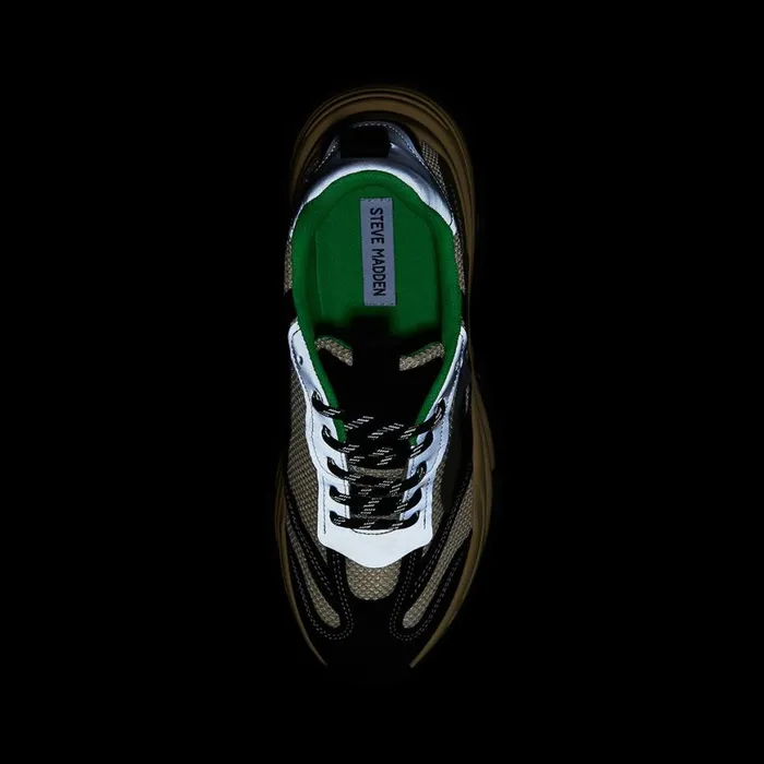 Steve Madden Possess Olive Multi Mens Sneakers