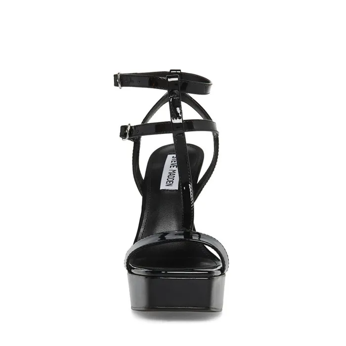 Steve Madden Selma Black Patent Womens Heels