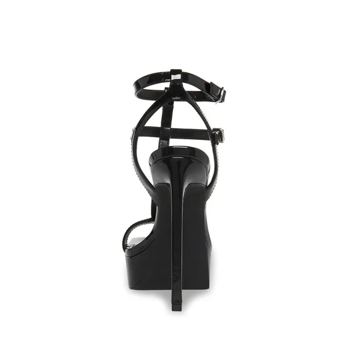 Steve Madden Selma Black Patent Womens Heels