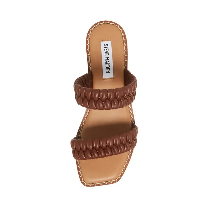 Steve Madden Stacie Brown Womens Sandals