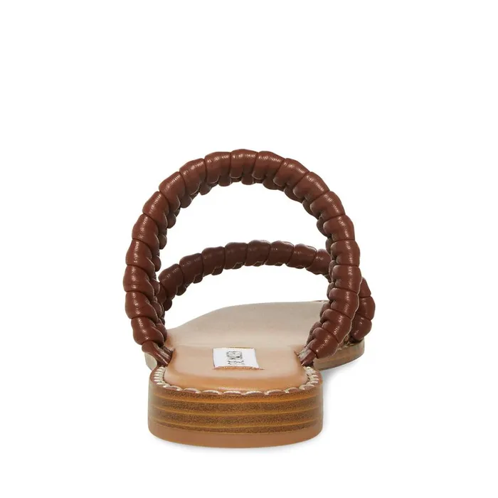 Steve Madden Stacie Brown Womens Sandals