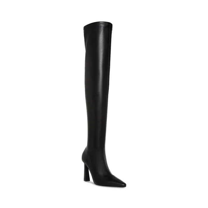 Steve Madden Strut Black Womens Boots and Booties