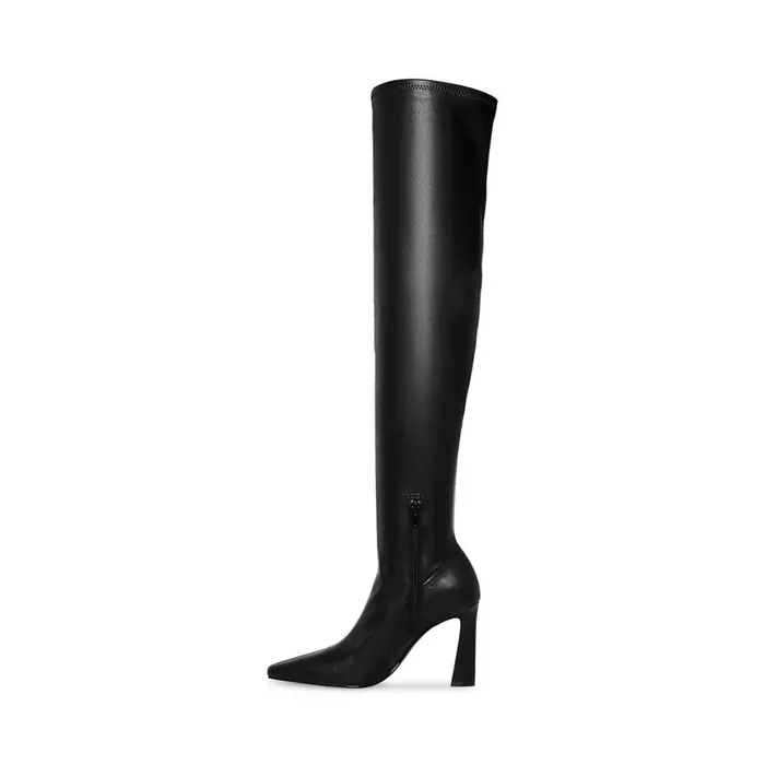 Steve Madden Strut Black Womens Boots and Booties
