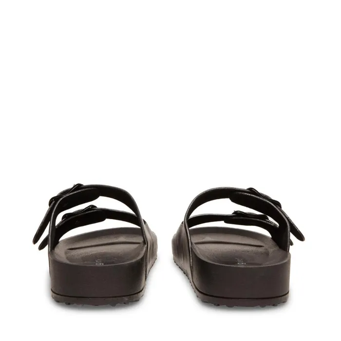 Steve Madden TeddyT Black Womens Sandals