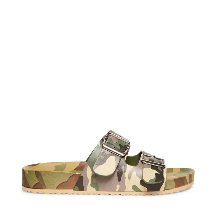 Steve Madden TeddyT Camouflage Womens Sandals